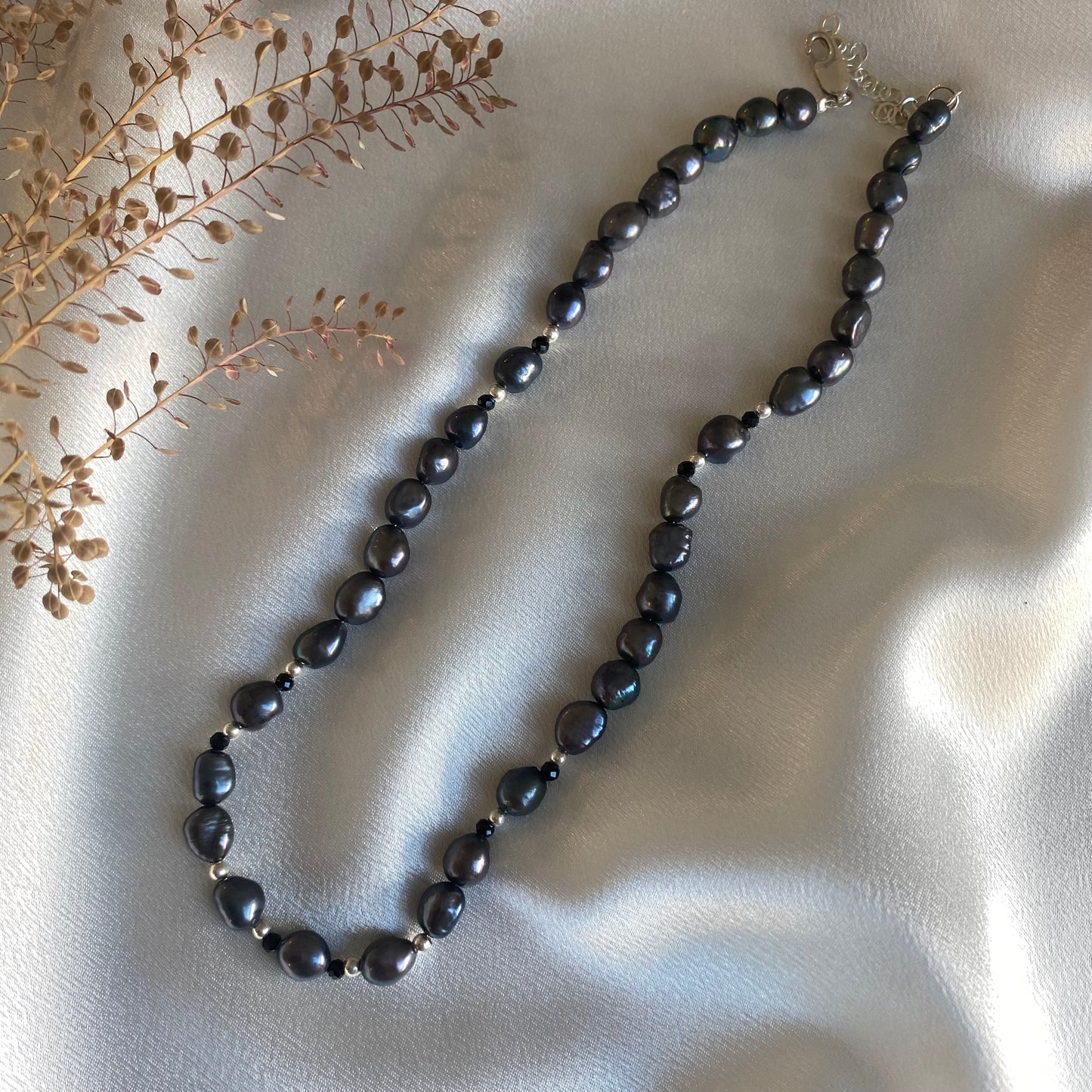 Midnight Pearl Necklace