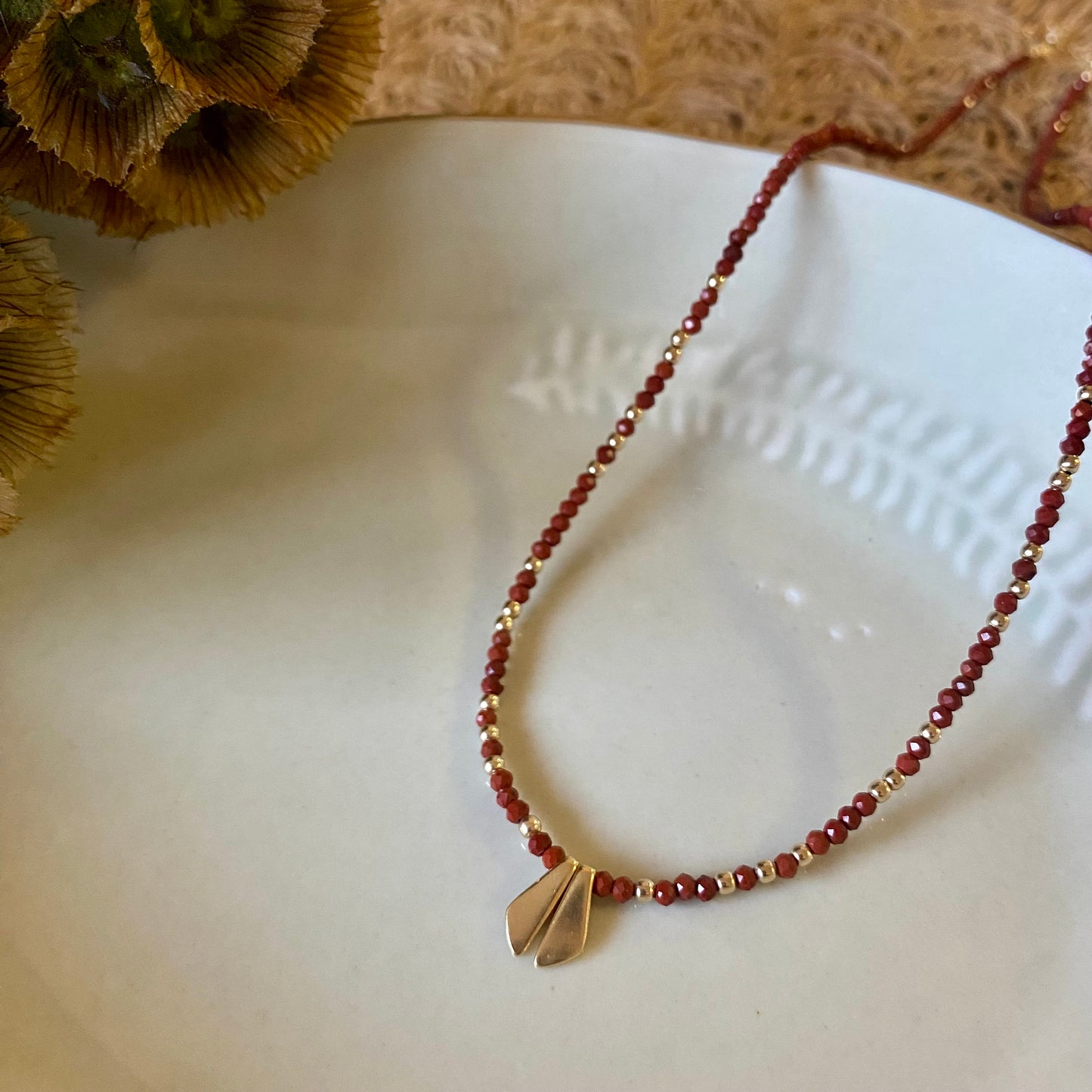 Gaia Necklace - Triangle pendant