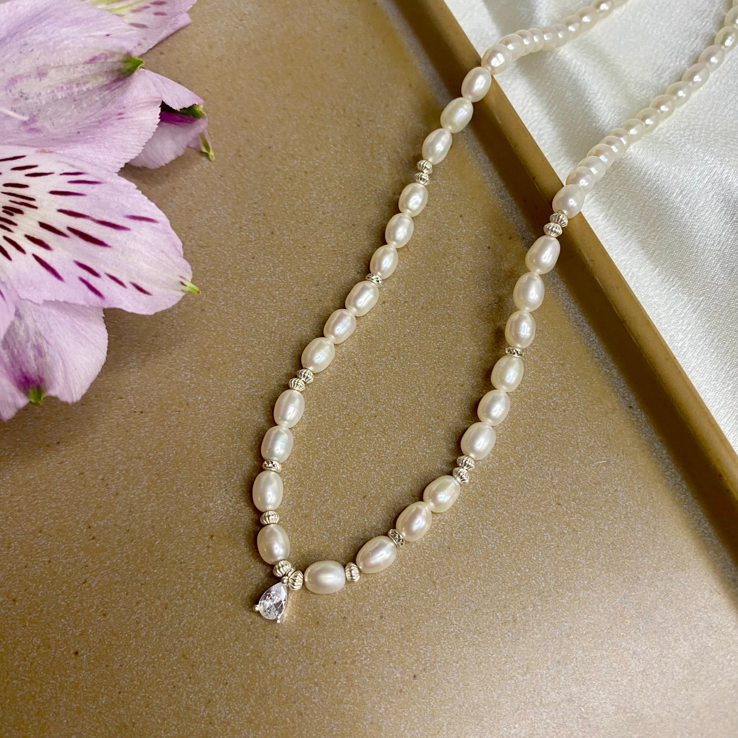 The Classic Pearl Drop - Silver