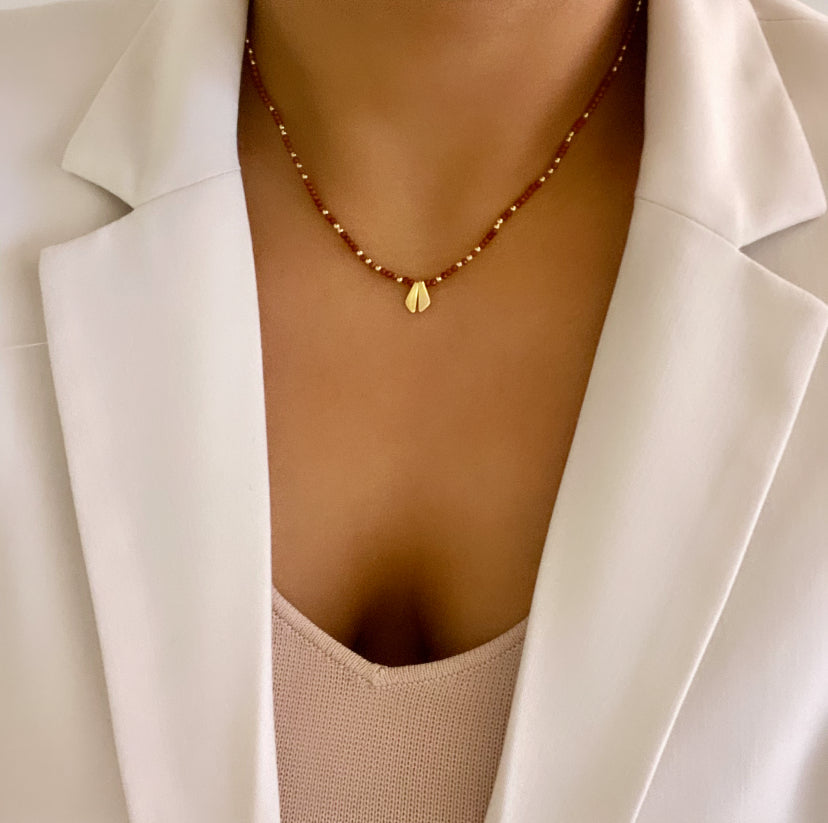 Gaia Necklace - Triangle pendant