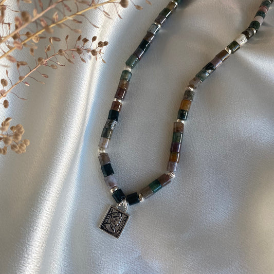 Jasper Pendant Necklace