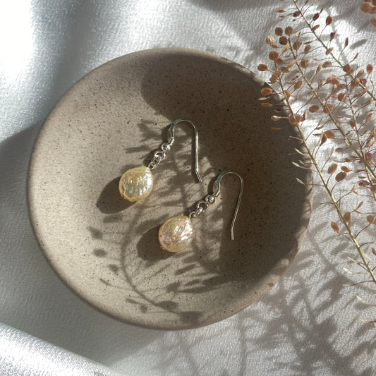 Baroque Breeze Earrings - Silver