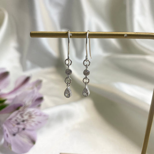 Silver Dew Earrings