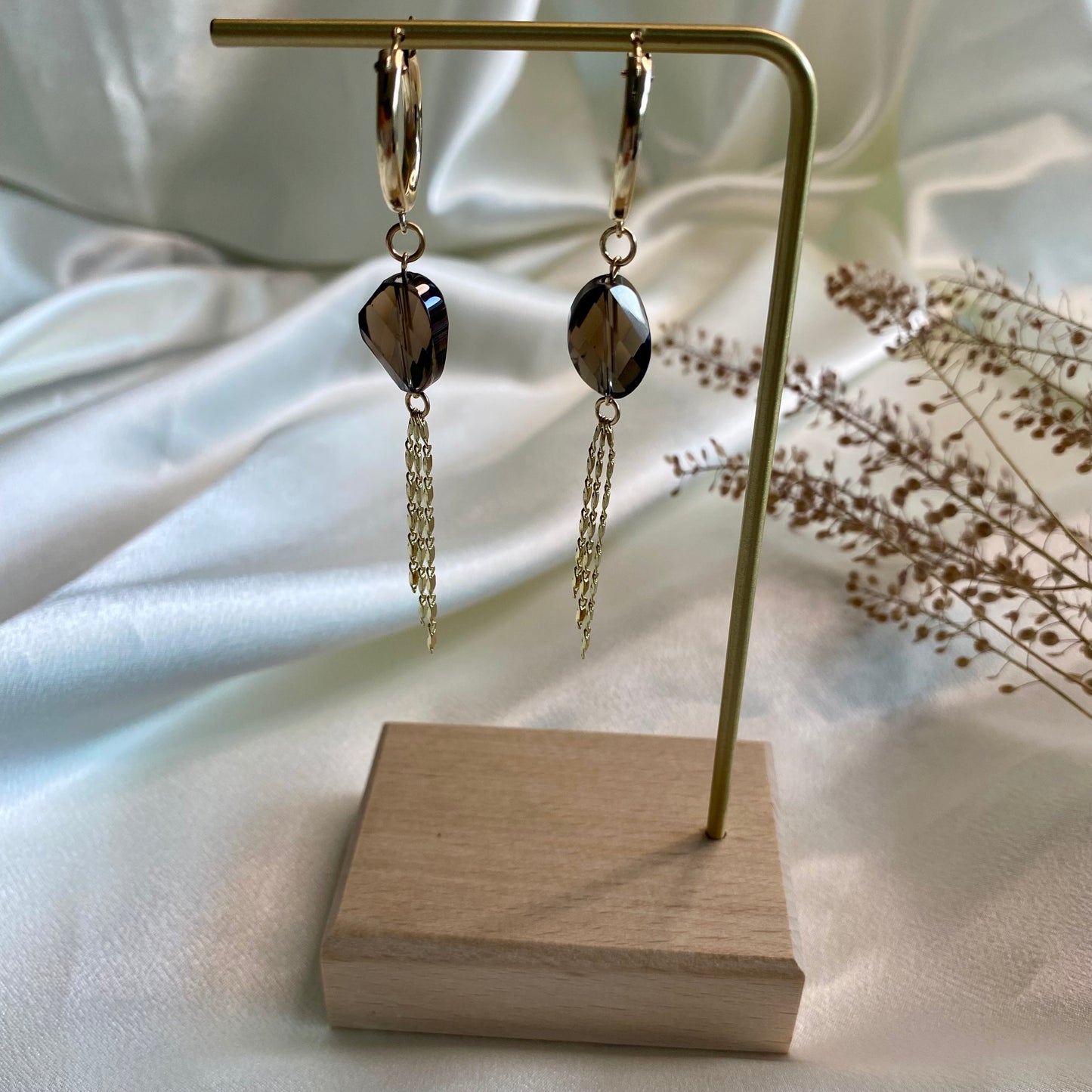 Smoky Quartz Lumière Earrings